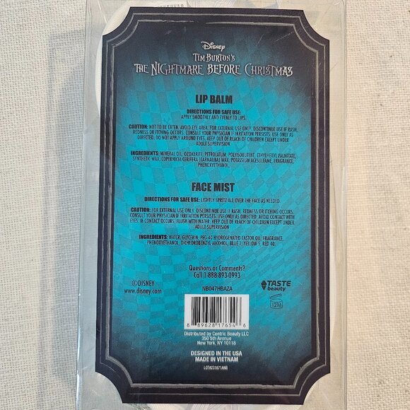 Tim Burton's The Nightmare Before Christmas - Taste Beauty Sleep Kit - Picture 2 of 3